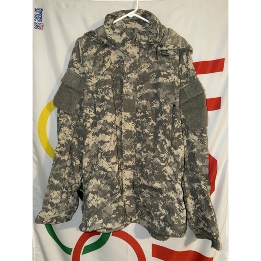 Propper US Army ECWCS Gen‎ Soft Shell Jacket Digital Camo Large Long